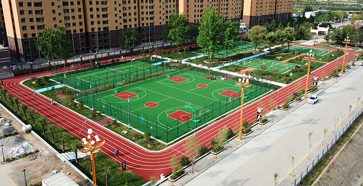 蓝田天鹅湖运动场