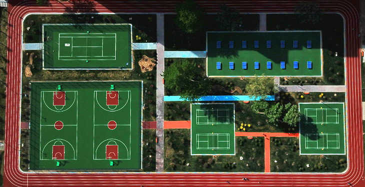 蓝田天鹅湖运动场